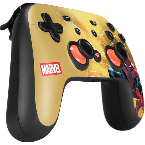 Marvel Spiderman Web Shooting Google Stadia Controller Skin